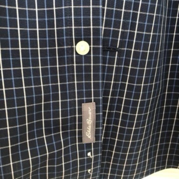 EDDIE BAUER Men's Wrinkle-Free EUC Relaxed Fit Shirt XL - Picture 4 of 10